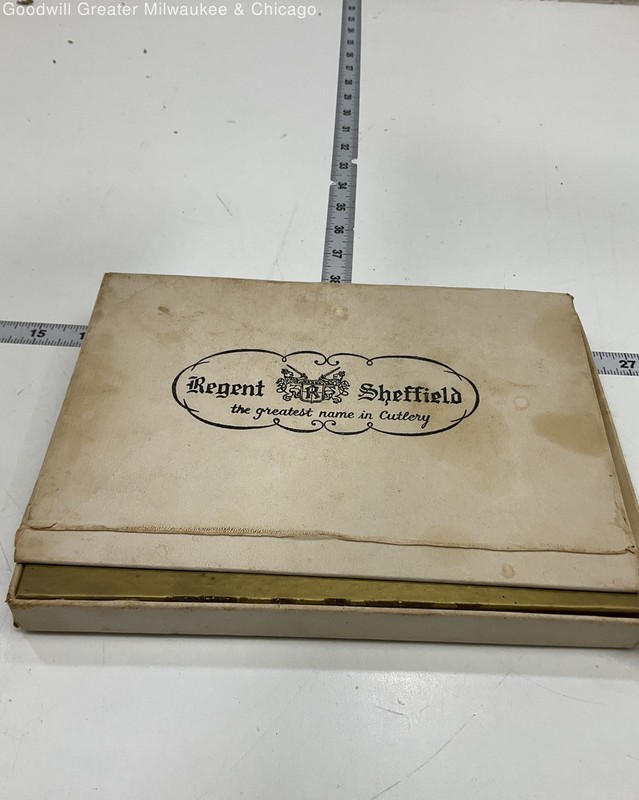 Regent Sheffield Floral Handle Knife Set IOB