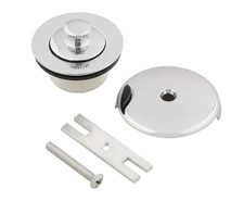 Everbilt Lift and Turn Bath Drain Remodel Kit Chrome 864980