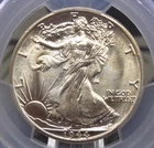 1944 "D" Walking Liberty Half Dollar 50c PCGS MS66 #978 Gem BU Unc ECC&C, Inc.