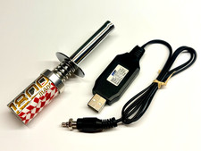 GLÜHKERZENSTARTER NITRO STARTER VERBRENNER GLÜHKERZE AKKU GLÜHKERZENAKKU LADER