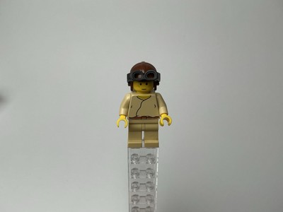 Lego Star Wars Anakin Skywalker (Brown Aviator Cap) SW0007 Episode 1, Jung, Gelb