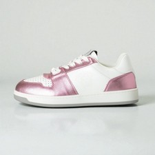 Authentic Versace White Leather Sneakers US 9, EU 39