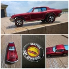 Hot Wheels Redline Maserati Mistral Red 🍎 US White Interior - W/ Metal Button!!