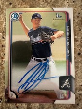 2015 Bowman Chrome 1st Autograph Mike Michael Soroka #BCA-MS Atlanta Braves