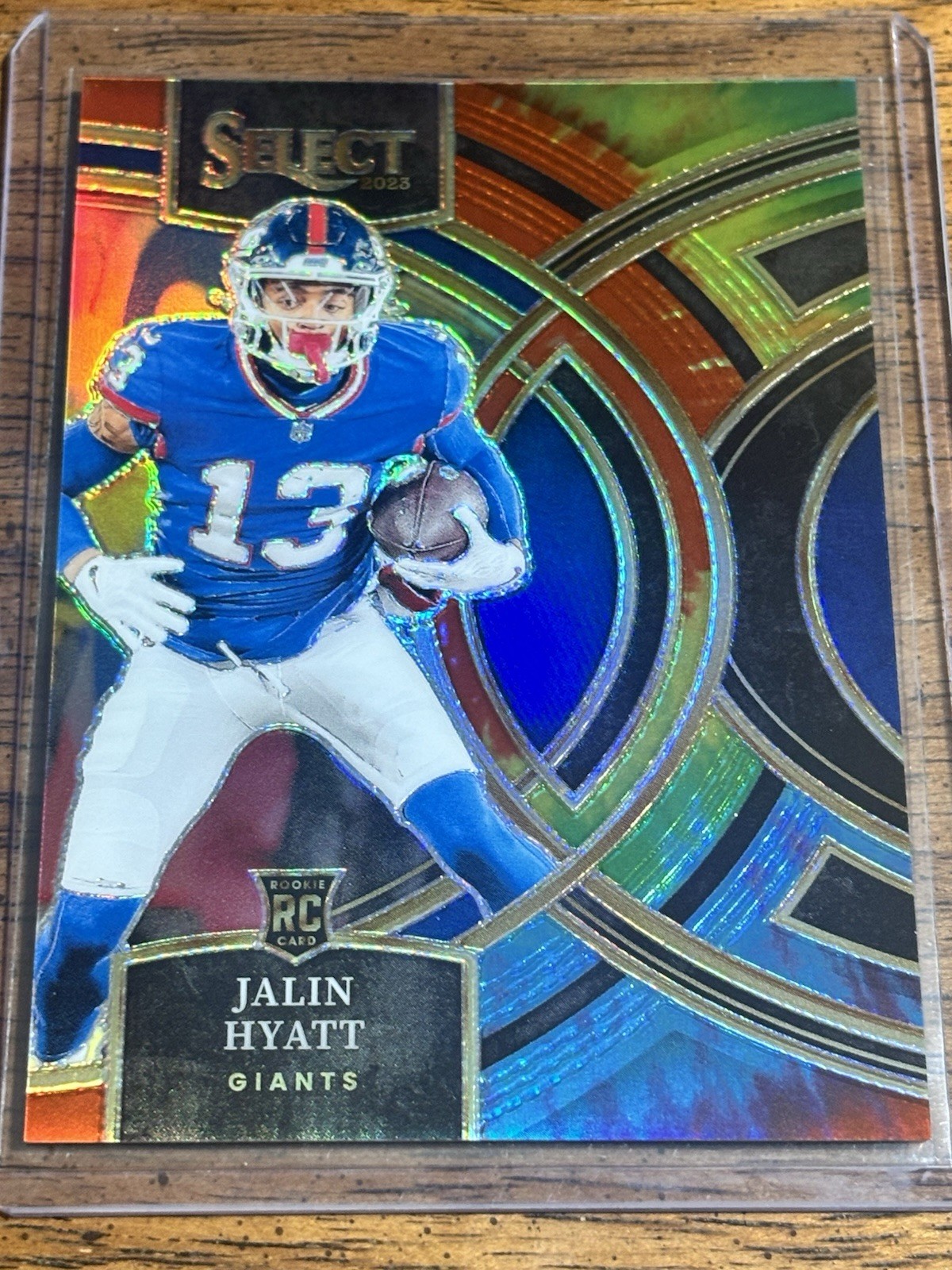 Jalin Hyatt Rookie 2023 Panini Select Tie Dye Prizm /25 #173 New York Giants RC
