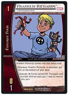 VS System: Franklin Richards, Child Prodigy - Unlimited Edition - Foil [Moderate