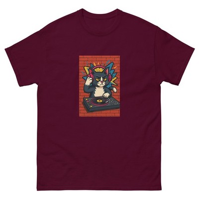 Tuxedo DJ Cat 4 Unisex classic tee