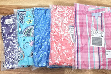 Only Necessities Women's Floral Print Short Sleeve Lounger / Nightgown Size 3XL