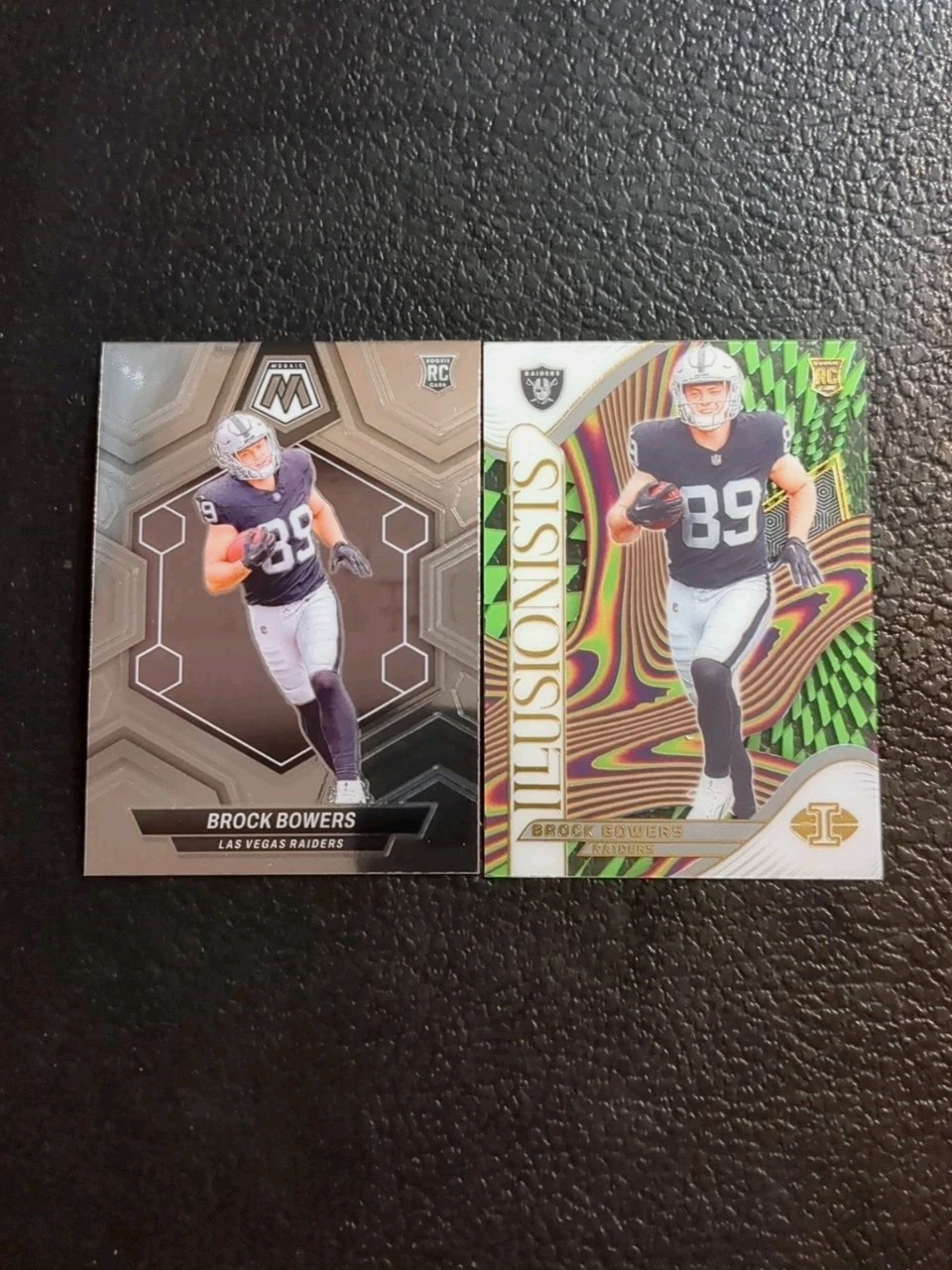 Brock Bowers Panini Illusions Illusionists #7 Mosaic