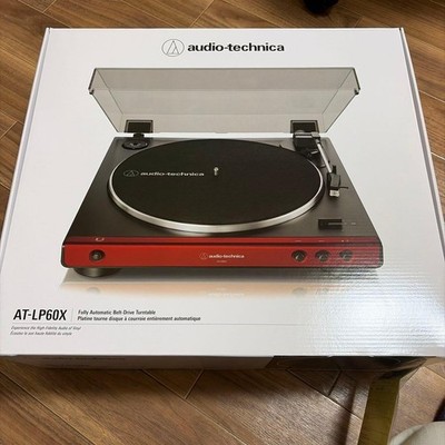 Audio-Technica AT-LP60X RD Automatic Belt-Drive Turntable Plattenspieler Stereo