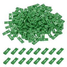 200Pcs 2.54mm Jumper Caps, Open Top Header Pin, Long Circuit Blocks, Green
