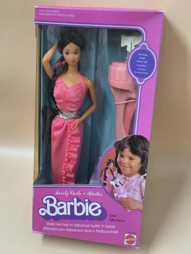 1982 Vintage Mattel Twirly Curls Ricitos Barbie Hispanic #5724 NRFB