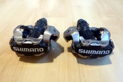 Shimano PD-M520 SPD-Klick Pedal Pedale - Schwarz/Silber - für MTB, Gravel Bike