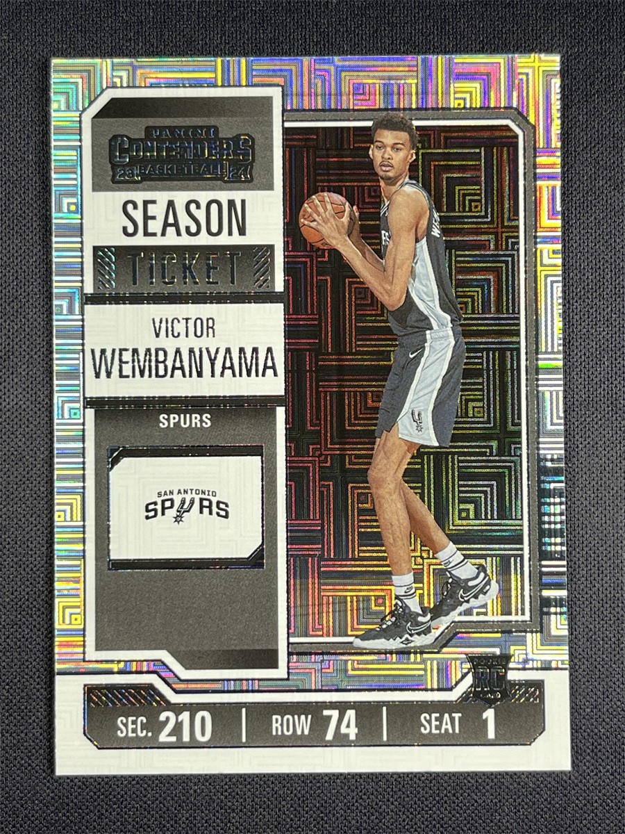 2023-24 Panini Contenders Victor Wembanyama #11 Season Ticket Mojo RC Rookie