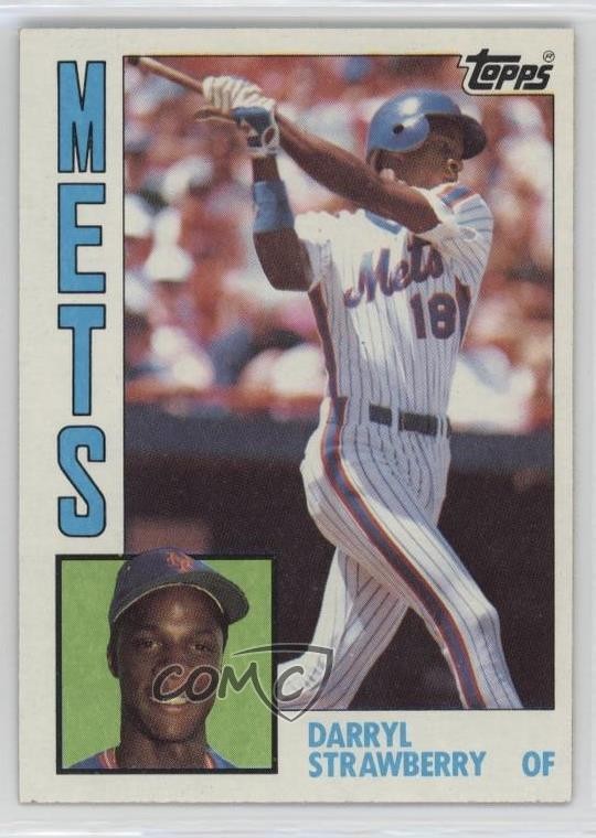 1984 Topps Darryl Strawberry #182 12g7