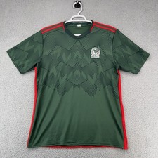 Mexico National Team Soccer Jersey Mens XL Green Home Shirt