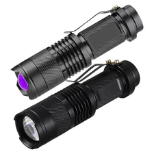 Powerful Blacklight Flashlight Portable Handheld UV Light High Brightness