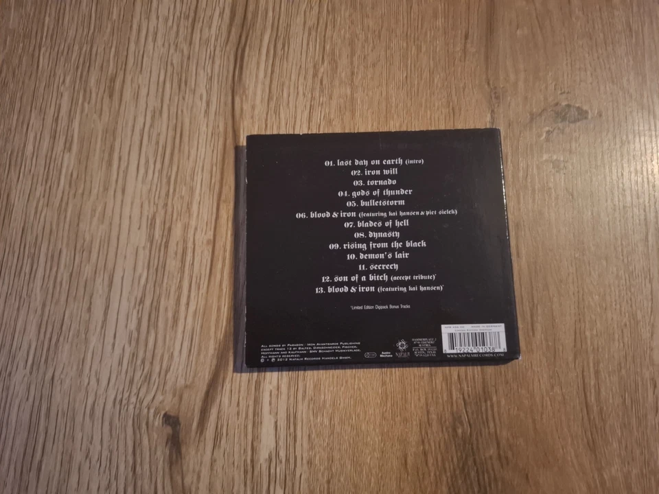 CD HEAVY METAL PARAGON "FORCE OF DESTRUCTION" 2012 DIGIPACK - Image 3 of 3