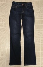 Everflex By Maurices Women's Dark Wash High Rise Slim Boot Jeans Size 4