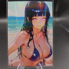 Hinata Hyuga Anime Waifu Card Doujin ACG Goddess Holo