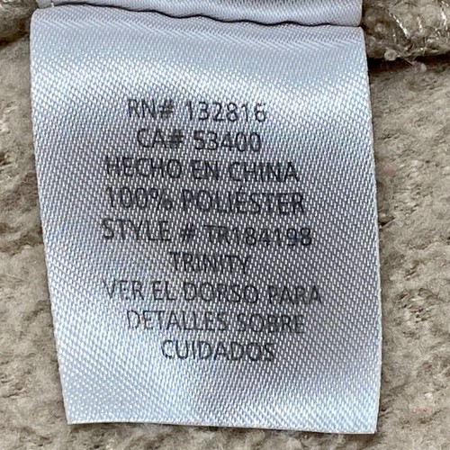 Trinity 1/4 Zip Pile Uomo 2X Beige Sherpa Americano Abbigliamento Qualità Premium - Foto 11 di 14