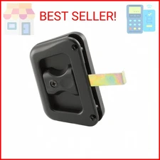 Prime-Line A 187 Black Plastic Hat Section Screen Door Handle and Latch (Single