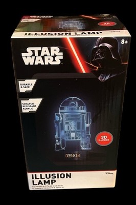 Disney- STAR WARS R2-D2  3D Illusion LED Lamp - Collectible