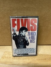 ELVIS PRESLEY Sealed Cassette Tape. 20 ROCK  ROLL HITS Made in Holland. B3