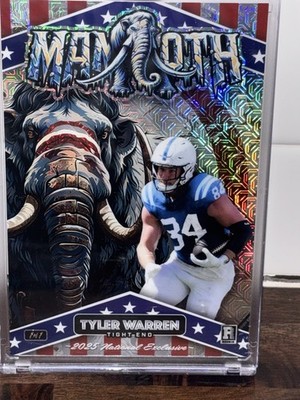 Tyler Warren 1/1 Mammoth Rookie Card Penn State Indianapolis Colts RC