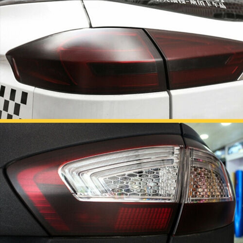 12x72" Matte Smoke Black Tail Headlight Tint Vinyl Film Overlay Wrap Sheet B thumbnail 7