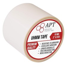 APT, UHMW Ultra-high Molecular Weight 3" x 5Yds, Translucent