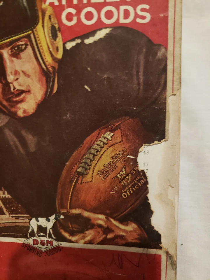 Catálogo de artículos deportivos D&M otoño/invierno 1933 buen estado un corte y manchas  Foto 3 de 4