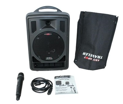  Galaxy Audio TV8 8-inch Portable PA System -Black- Free Shipping.