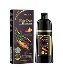 5-in-1 Blonde Brown Hair Dye Shampoo,Long Lasting Color Gray Coverage,Haircare