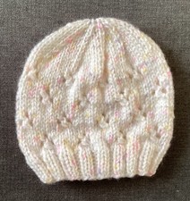 Hand Knitted Baby Hat 0-3 Months