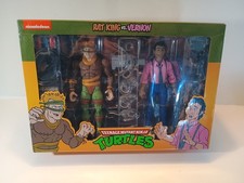 NECA Teenage Mutant Ninja Turtles Scale Rat King & Vernon Action Figures