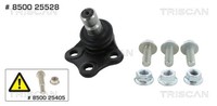Traggelenk FüHrungsgelenk Triscan 8500 25528 FüR Renault Megane 4 K9A Lva B9A
