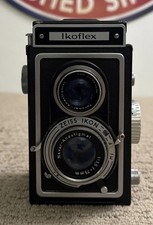 Zeiss Ikon Ikoflex Twin-Lens Reflex TLR Camera Black 120mm Film Untested