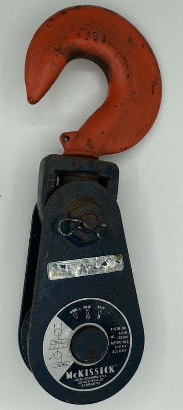 MCKISSICK #418 4 1/2" 4 TON SNATCH BLOCK (G89000511)