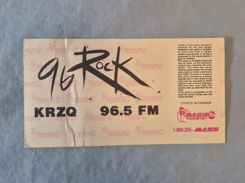 2-20-91 février 1991 Grateful Dead Ticket Stub Oakland Coliseum - Photo 2/2