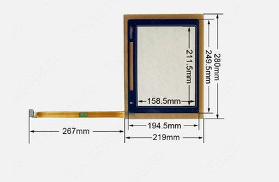 Touch for 604805-7091 DANIELSON C7683-45 C7683-45C +Overlay +Light board #AT