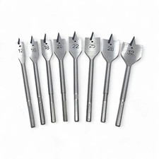 Flat Wood Drill Bit Spade Hole Cutter Borer Hex Shank Metric 6mm–36mm Tool