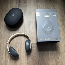 Beats Studio3 Wireless Skyline Shadow Gray Bluetooth ANC Headphones Case Box