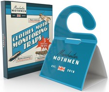 Kleider- & Teppichmottenüberwachungsfallen | 5er-Pack klebrige Pheromonfänger UK