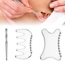 Stainless Steel Gua Sha Facial Tool Acupuncture Point Massage Eye Face Massage