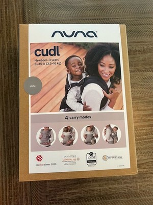 Nuna CUDL 4-in-1 Baby Carrier Slate - Excellent condition
