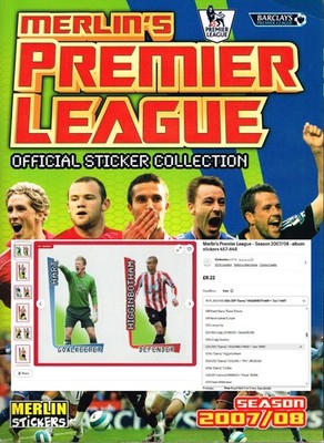 Merlins Premier League - Saison 2007/08 · Album Sticker 457-648