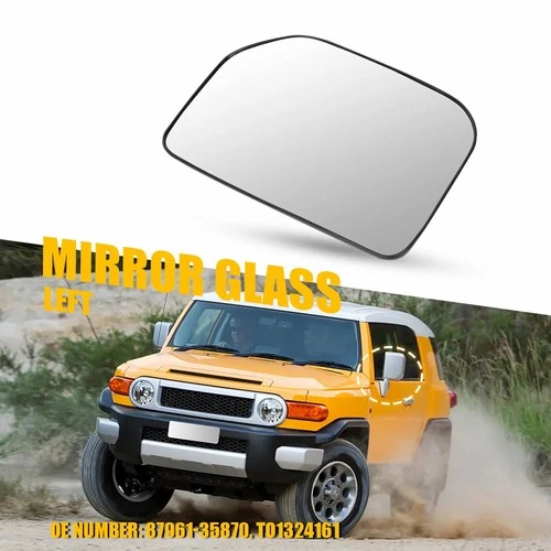 Non-Heated Driver Left Mirror Glass For 2007-2014 Toyota FJ Cruiser 87961-35870