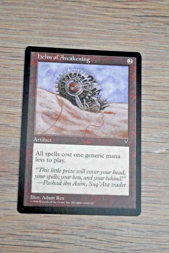 Carte Magic anglaise - Heaume de l'éveil Visions - Helm of Awakening