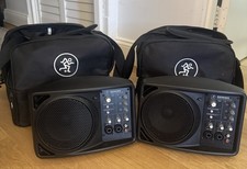 Mackie SRM150 Compact Active PA System w /Case Great Working Condition